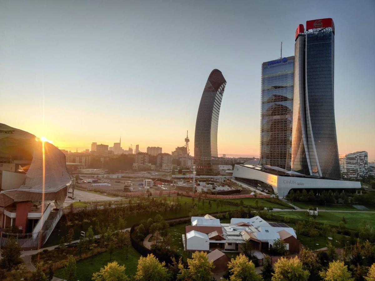 Bnbutler - Flavio Gioia, 5 - Appartamento Con Vista, Citylife Milan Luaran gambar
